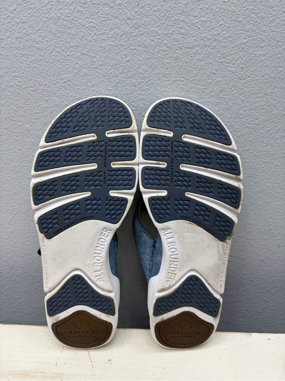 Allrounder By Mephisto Blue Tokara Sandals Size 10 - Picture 7 of 8